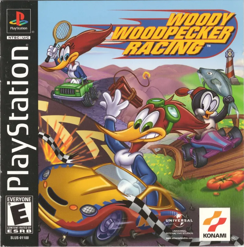 Woody Woodpecker Racing box art