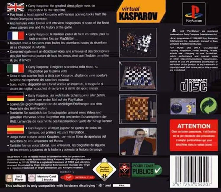 Virtual Kasparov box back
