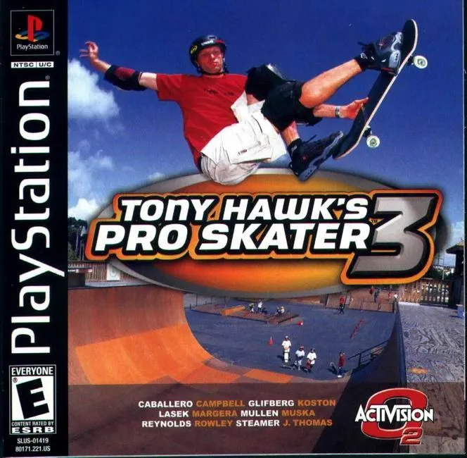 Tony Hawk's Pro Skater 3 box art