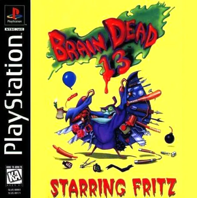Brain Dead 13 cover art for Sony Playstation