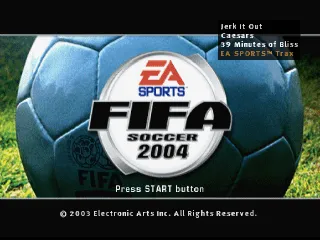 Backdrop artwork for FIFA Soccer 2004