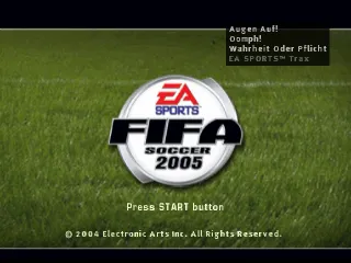 FIFA Soccer 2005 screenshot