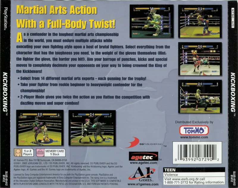 Kickboxing box back