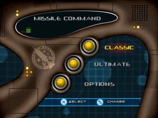 Backdrop artwork for Missile Command
