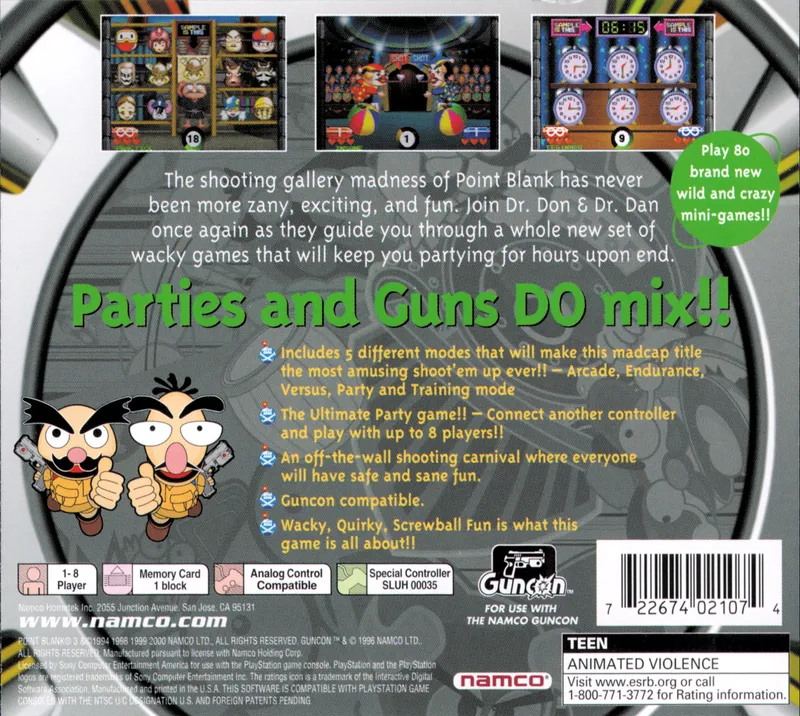 Point Blank 3 box back