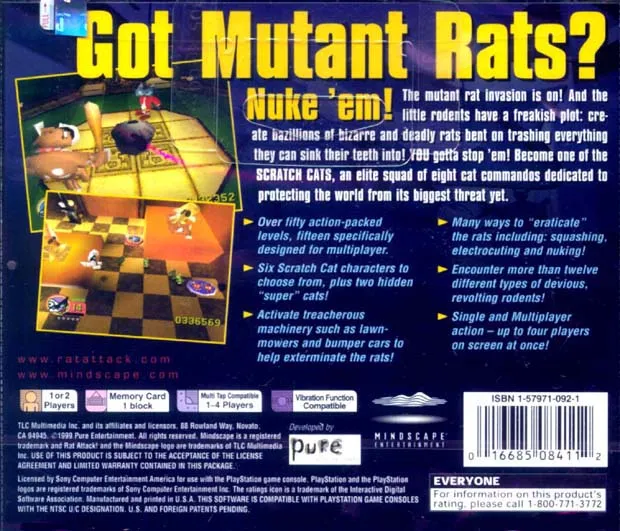 Rat Attack! box back