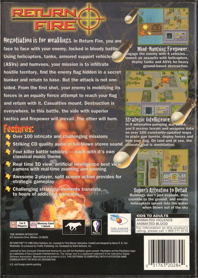 Return Fire box back