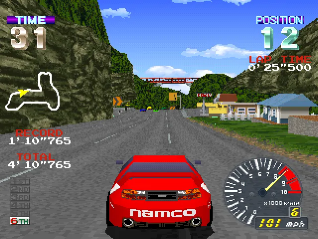 Ridge Racer Revolution screenshot