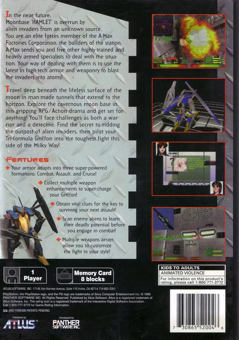 Space Griffon VF-9 box back
