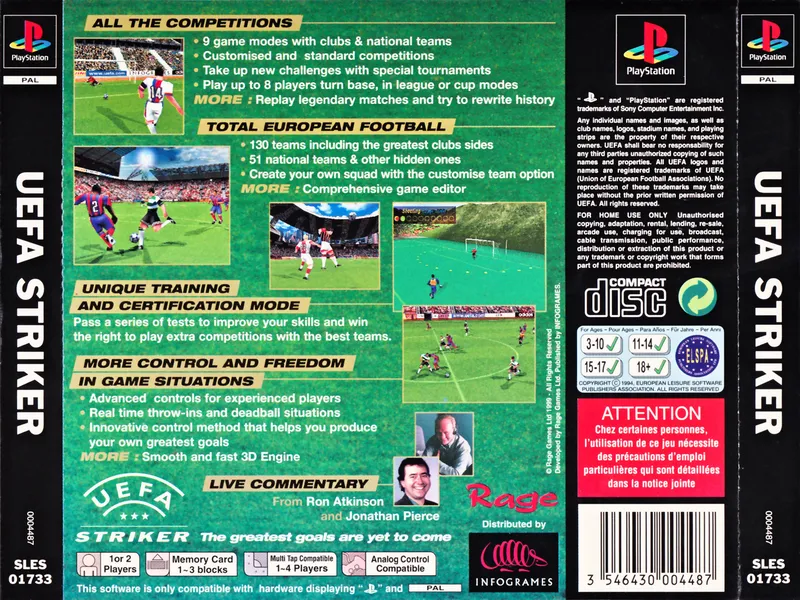 Striker Pro 2000 box back