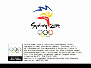 Sydney 2000 screenshot
