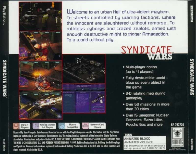 Syndicate Wars box back