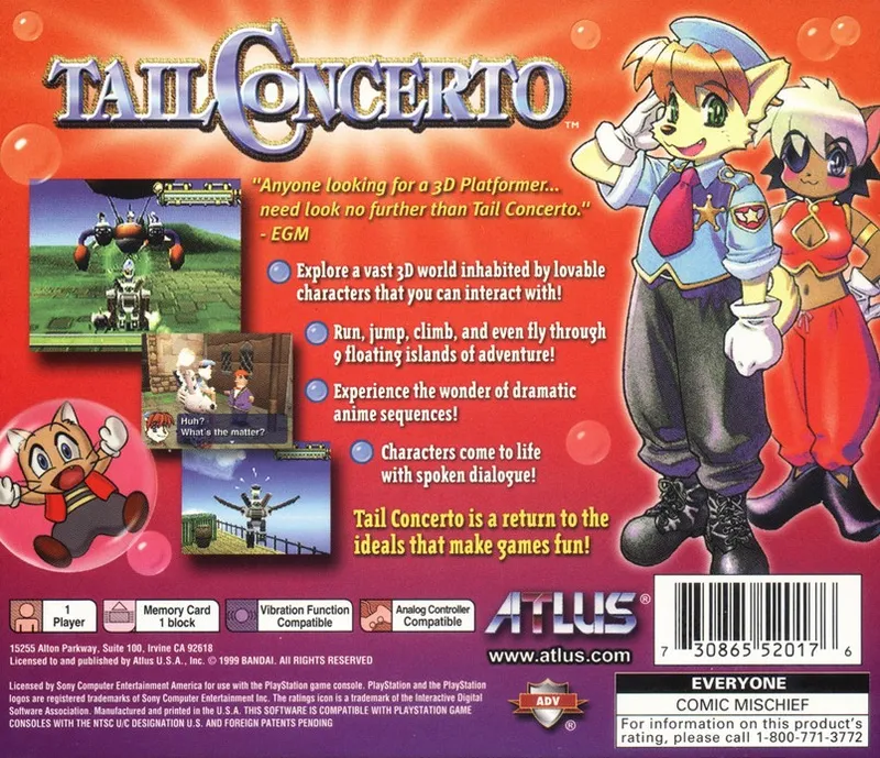 Tail Concerto box back