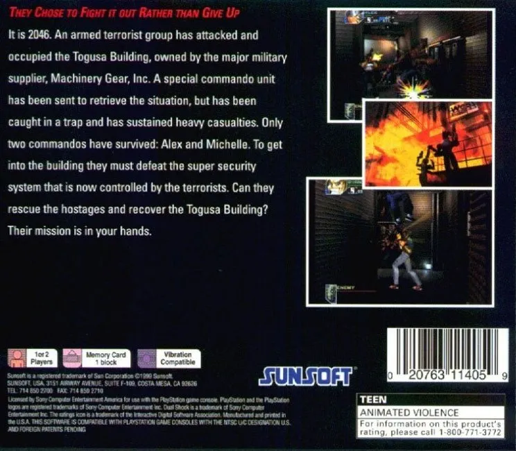 T.R.A.G.: Tactical Rescue Assault Group: Mission of Mercy box back