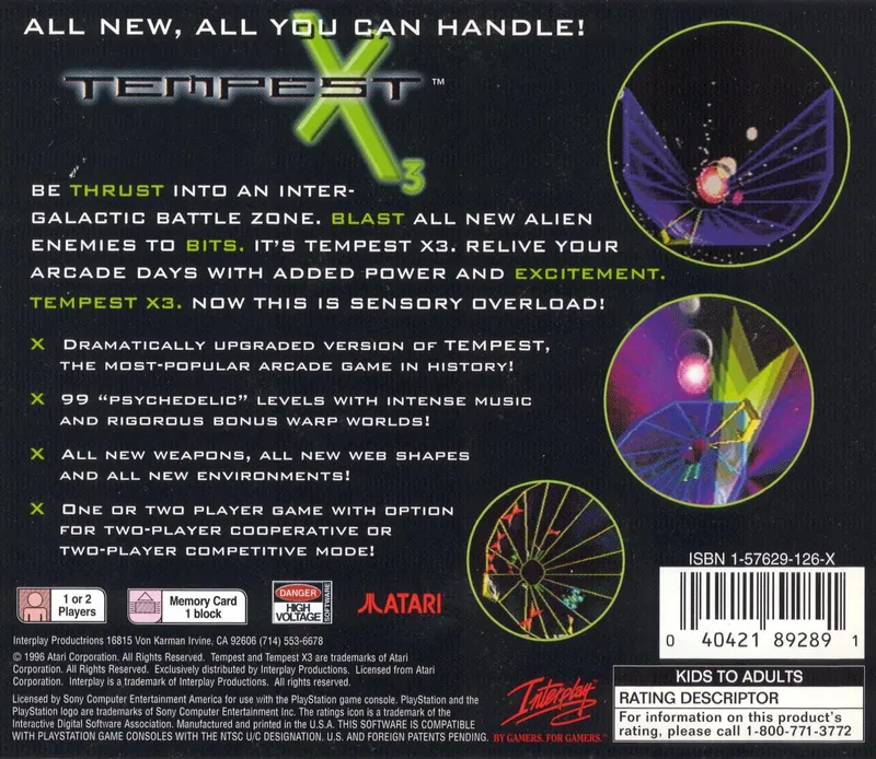 Tempest X3 box back