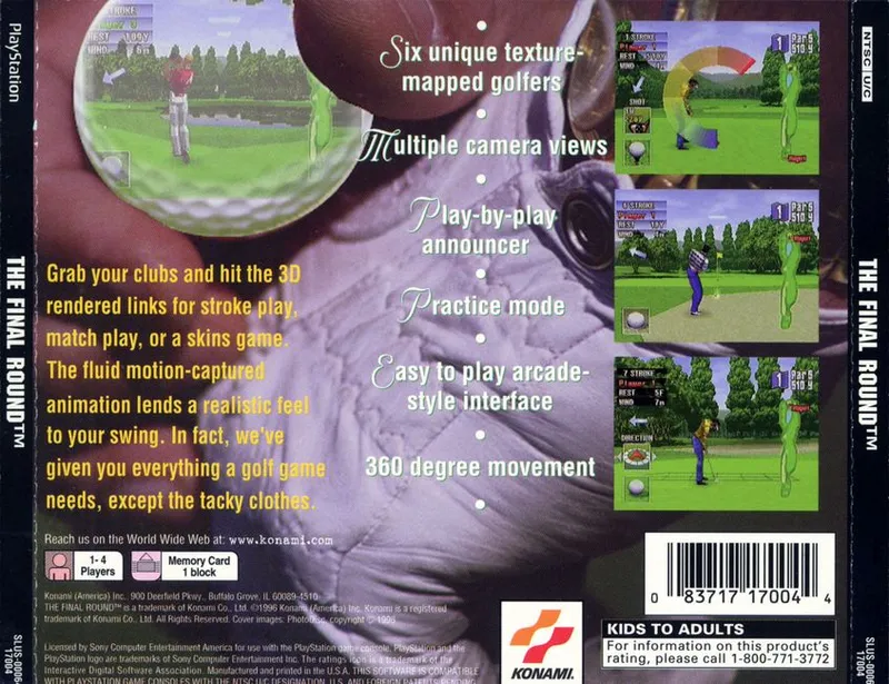 The Final Round box back