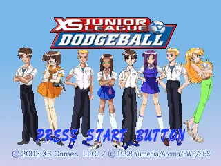 Backdrop artwork for XS Junior League Dodgeball