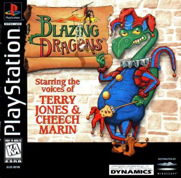 Blazing Dragons box art