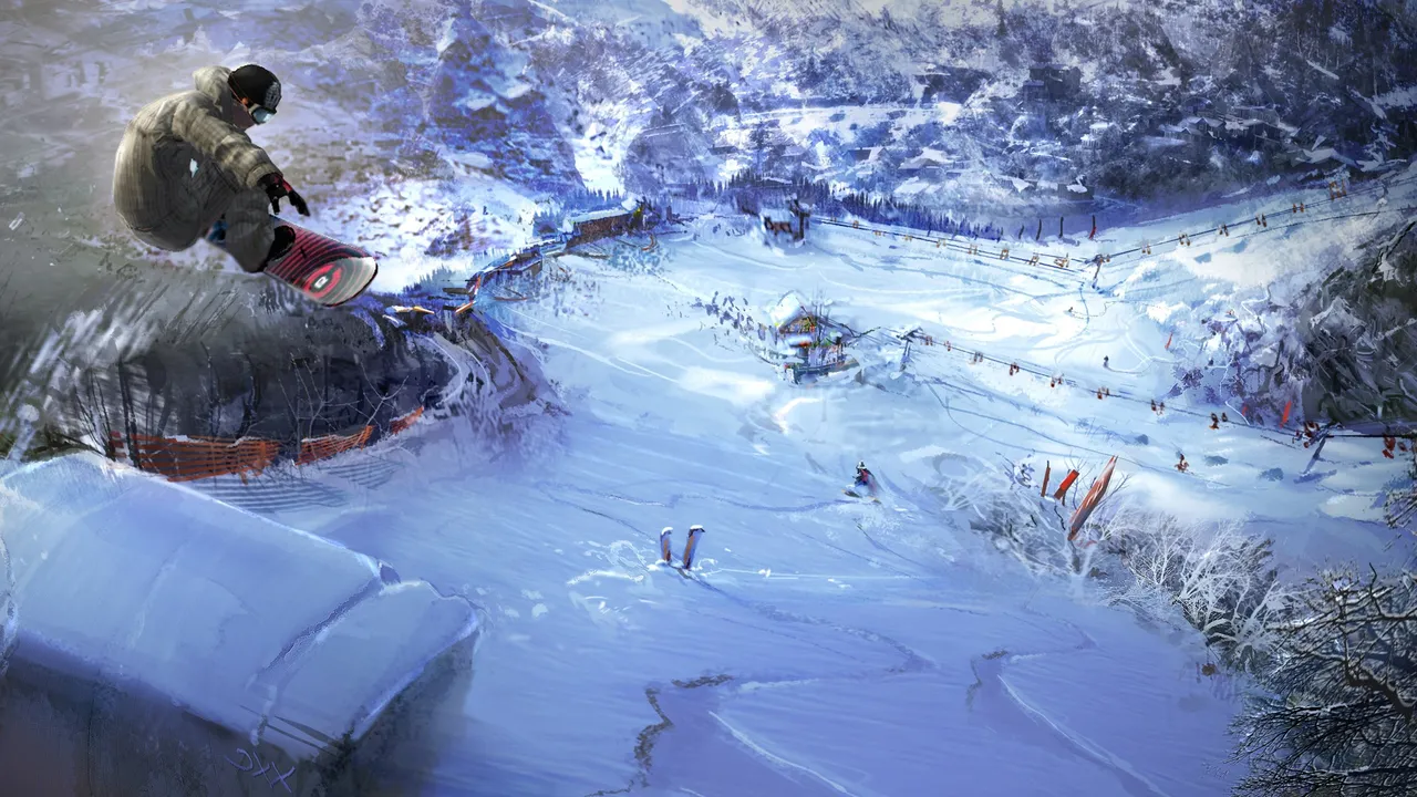 Backdrop artwork for Cool Boarders 3