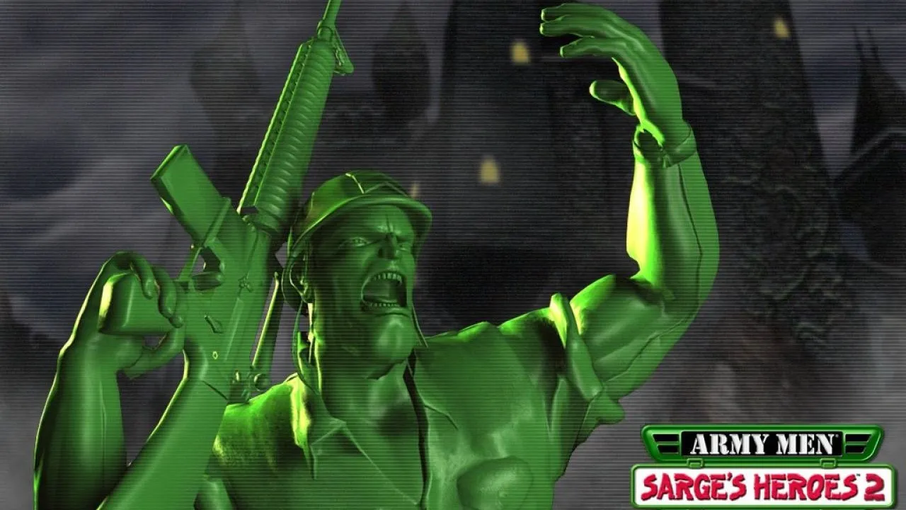 Backdrop artwork for Army Men: Sarge's Heroes 2