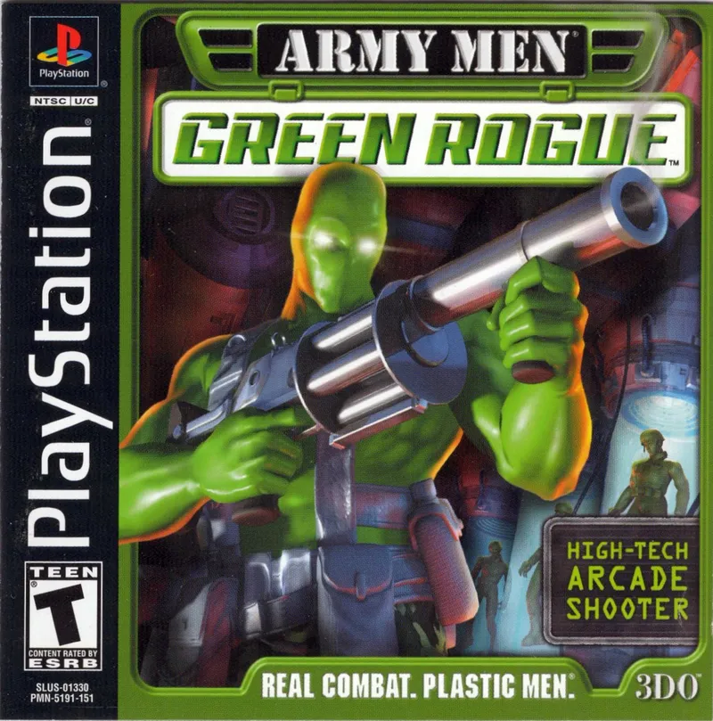 Army Men: Green Rogue cover art for Sony Playstation
