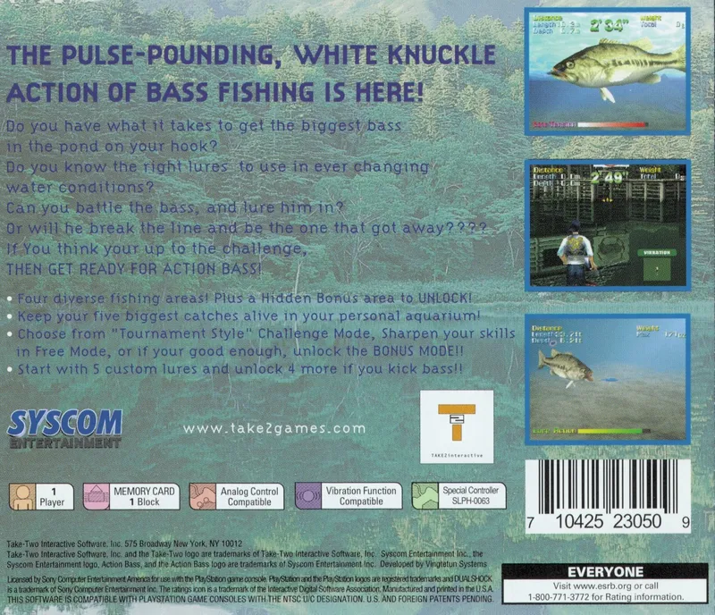Action Bass box back