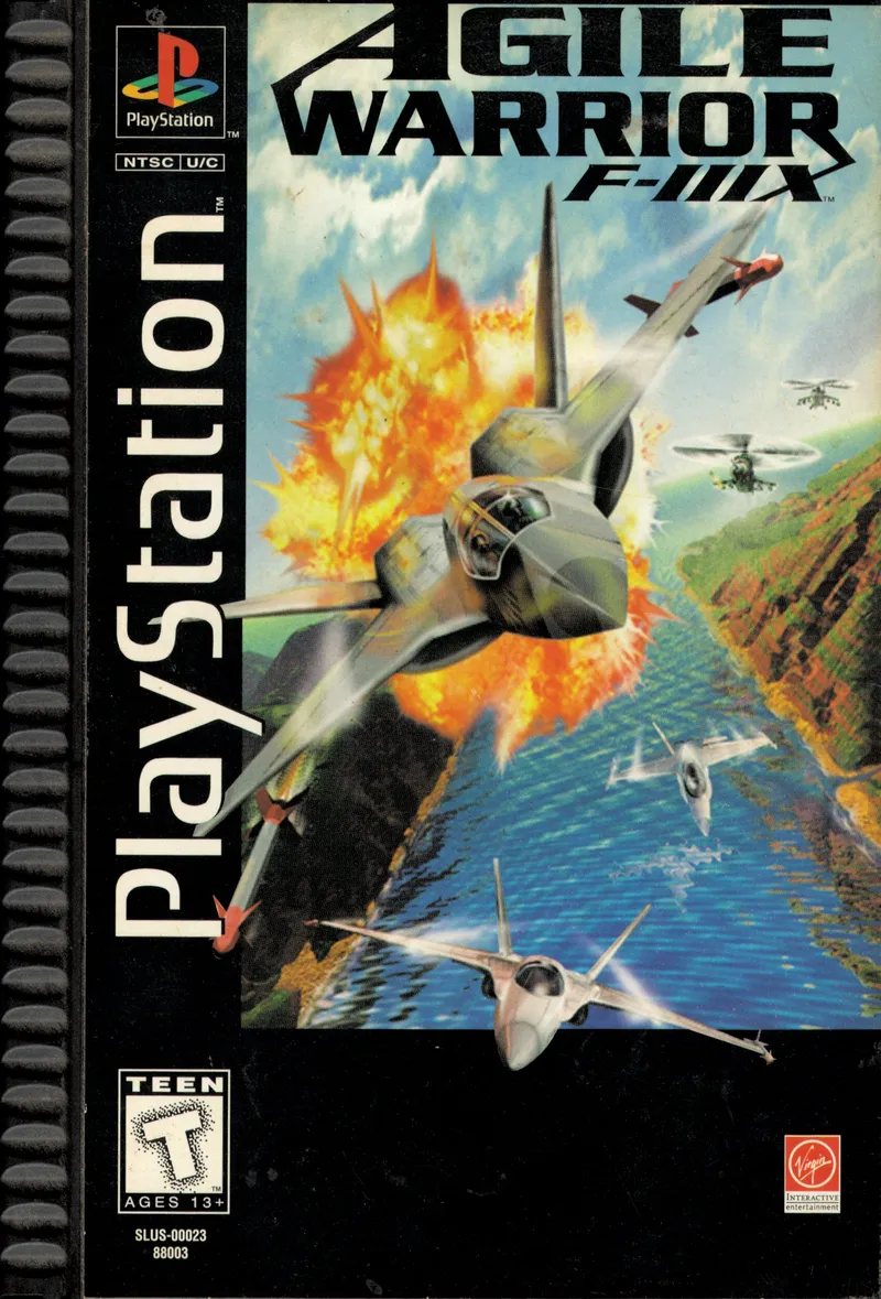 Agile Warrior F-111X cover art for Sony Playstation