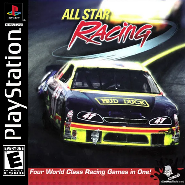 All Star Racing cover art for Sony Playstation