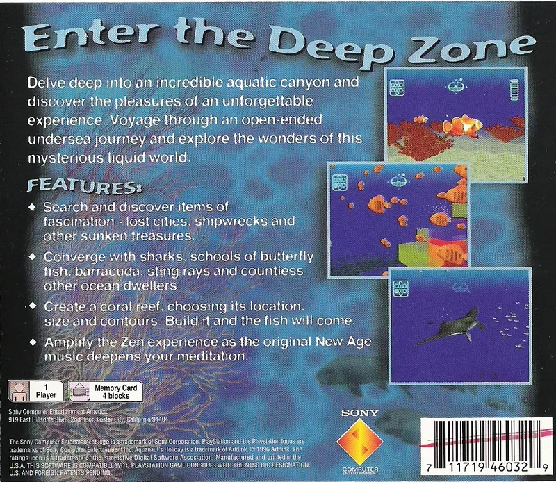 Aquanaut's Holiday box back