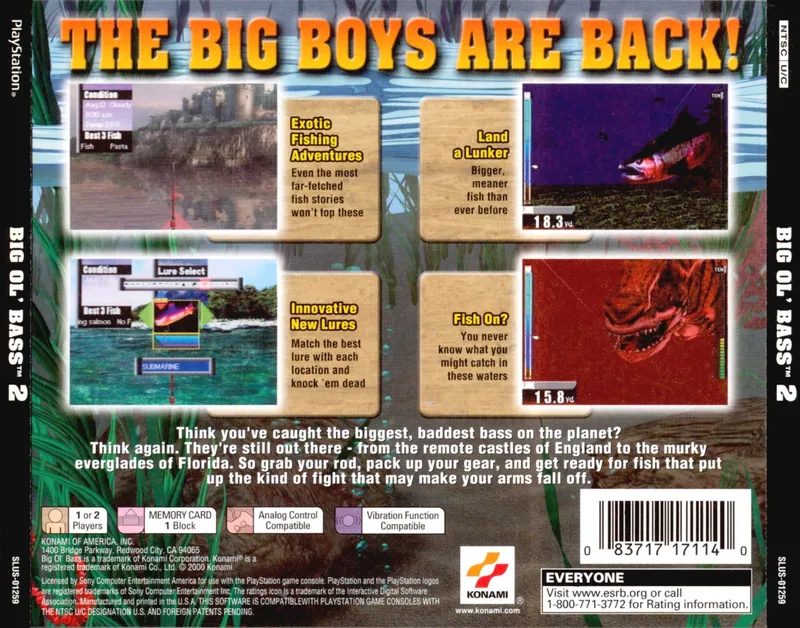 Big Ol' Bass 2 box back