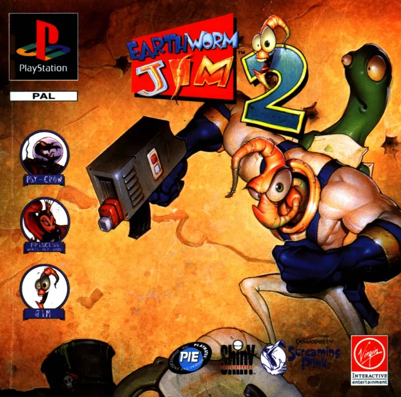 Backdrop artwork for Earthworm Jim 2