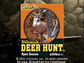 Backdrop artwork for Cabela's Ultimate Deer Hunt: Open Season