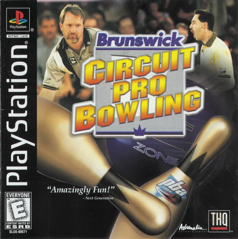 Brunswick Circuit Pro Bowling cover art for Sony Playstation