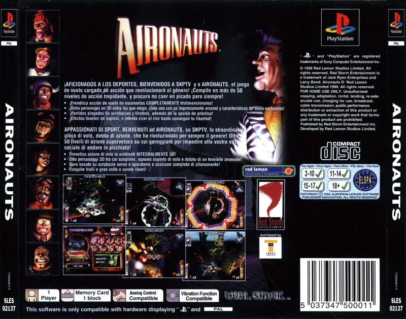 Aironauts box back