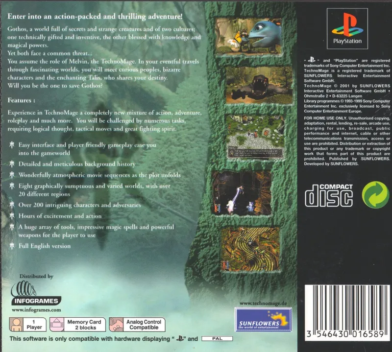 Technomage: Return of Eternity box back