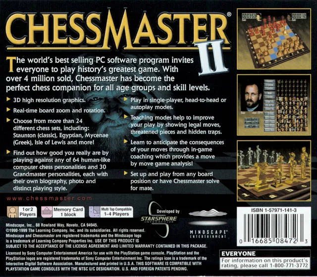 Chessmaster II box back