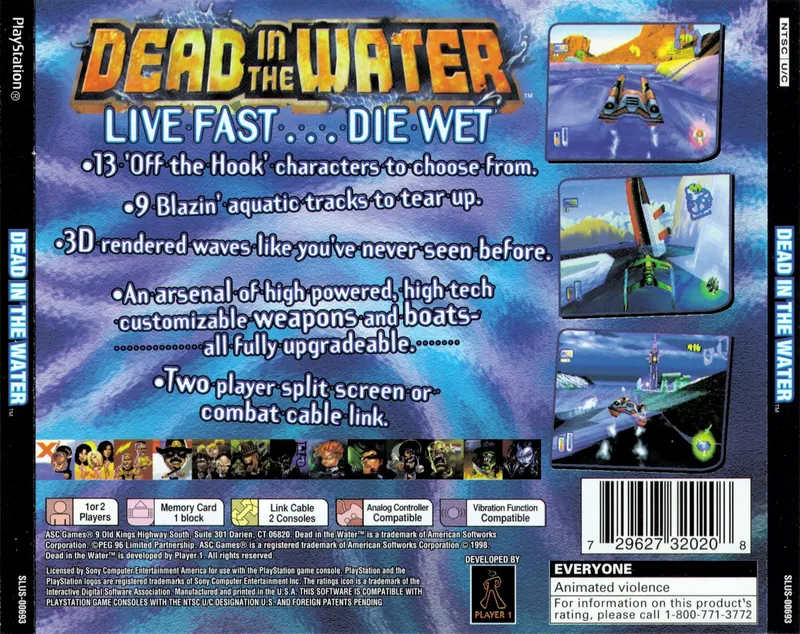 Dead in the Water box back
