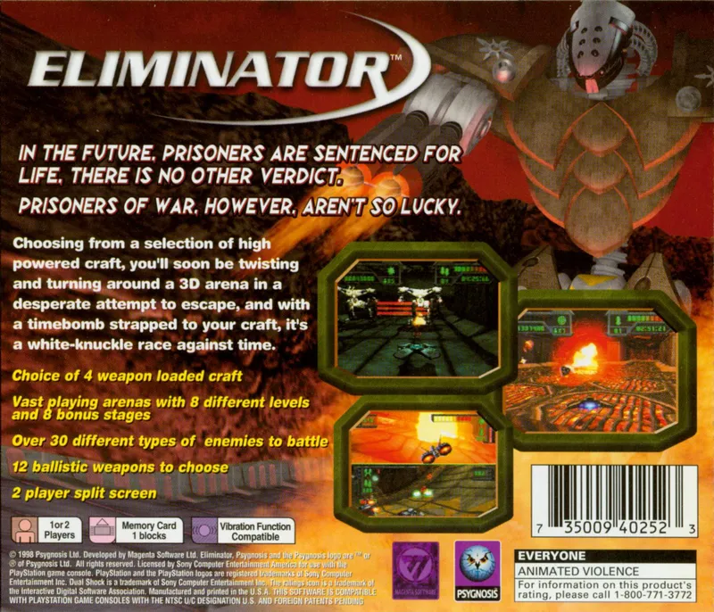 Eliminator box back