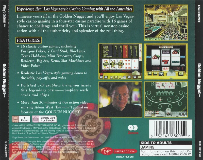 Golden Nugget box back