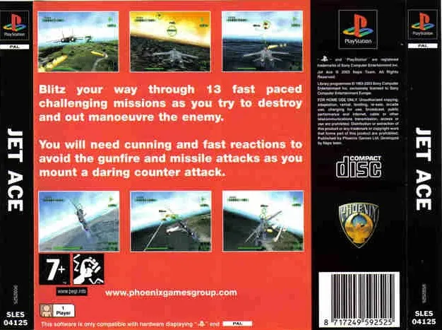 Jet Ace box back
