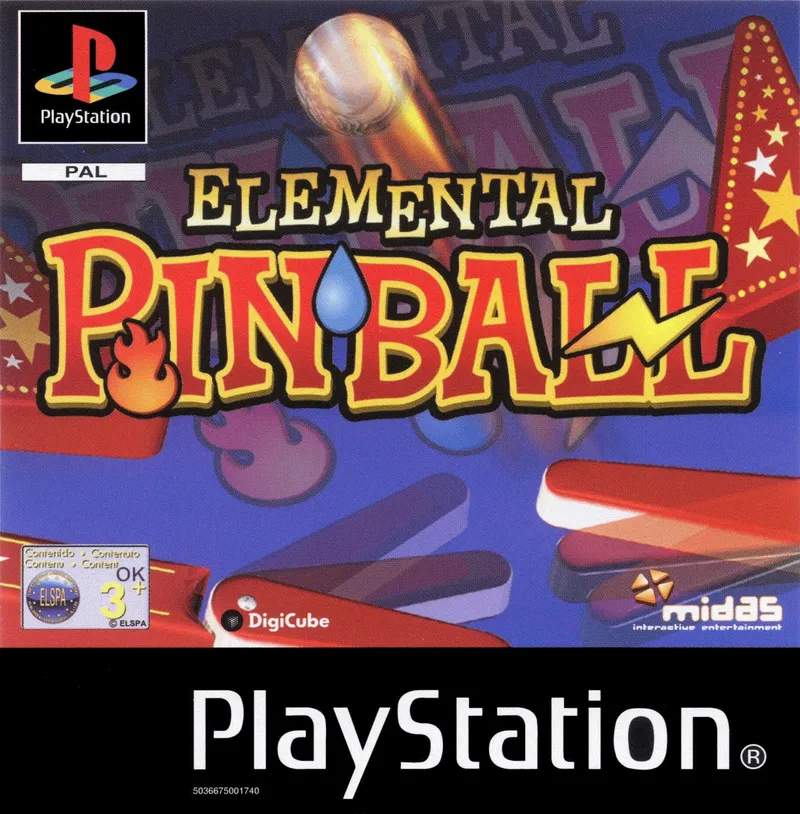 Backdrop artwork for Elemental Pinball