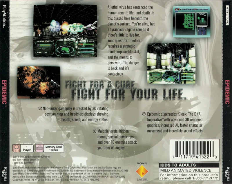 Epidemic box back
