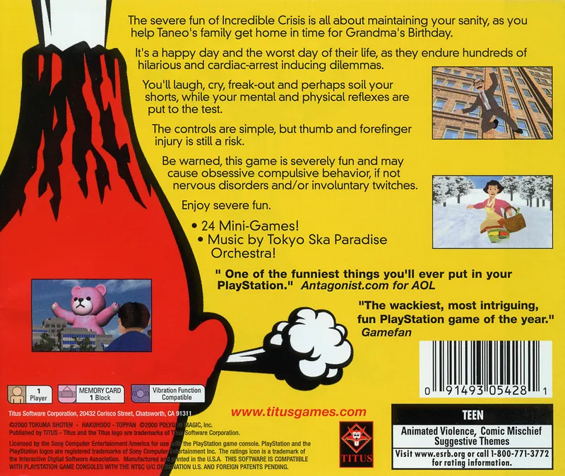 Incredible Crisis box back