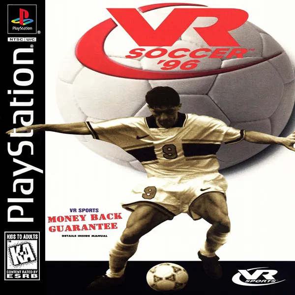 VR Soccer '96 box art