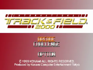 Backdrop artwork for International Track & Field 2000