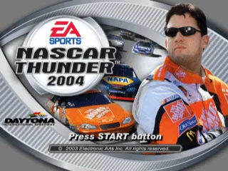 Backdrop artwork for NASCAR Thunder 2004