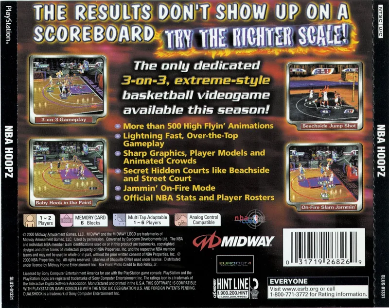 NBA Hoopz box back
