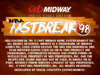 NBA Fastbreak '98 screenshot