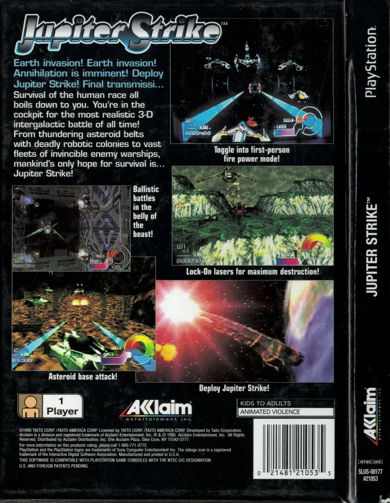 Jupiter Strike box back