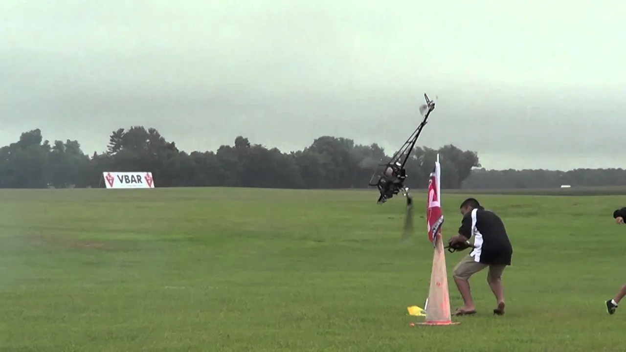 Backdrop artwork for R/C Stunt Copter